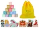 Набор из деревянных блоков и пазлов Lean Toys Королевский замок, 67 эл.