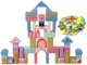 Набор из деревянных блоков и пазлов Lean Toys Королевский замок, 67 эл.
