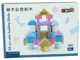 Set din blocuri de lemn Lean Toys Castel colorat, 28 el.