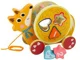 Деревянный сортировщик Lean Toys Лиса с веревкой