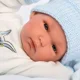 Papusa Llorens New Born cu corp moale, 35 cm foto