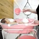 Универсальная металлическая подставка для ванночки с корзиной BabyJem Black