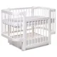 Детская кроватка Eucalyptus Karol Premium Белая
