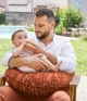 Подушка 2 в 1 для беременных и кормящих Babymoov B.Love Terracotta в форме U и C foto