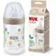 Бутылочка из пластика NUK Nature Sense с cиликоновой соской M (0-6 мec.), 260 мл. foto