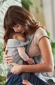 Marsupiu anatomic BabyBjorn Mini Grey cu pozitii multiple de purtare, 3D Mesh