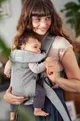 Marsupiu anatomic BabyBjorn Mini Grey cu pozitii multiple de purtare, 3D Mesh