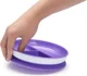 Set din 2 farfurii sectionale Munchkin Suction, Roz/Violet
