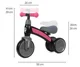 Bicicleta fara pedale Qplay Sweetie, Roz foto