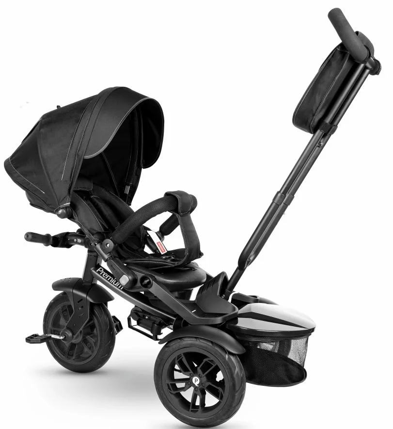 Bicicleta pentru copii Qplay Premium, Negru
