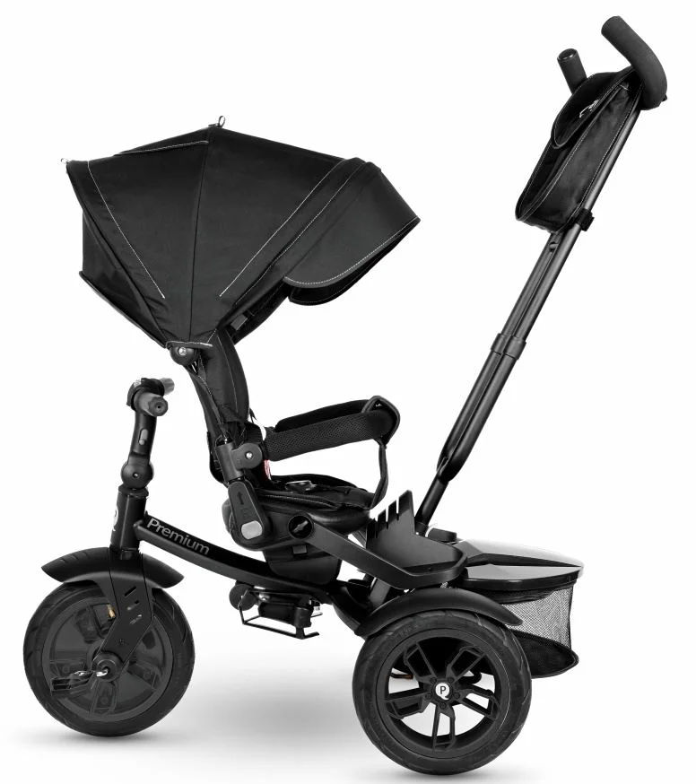 Bicicleta pentru copii Qplay Premium, Negru
