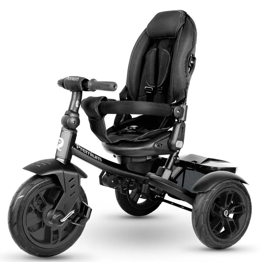 Bicicleta pentru copii Qplay Premium, Negru