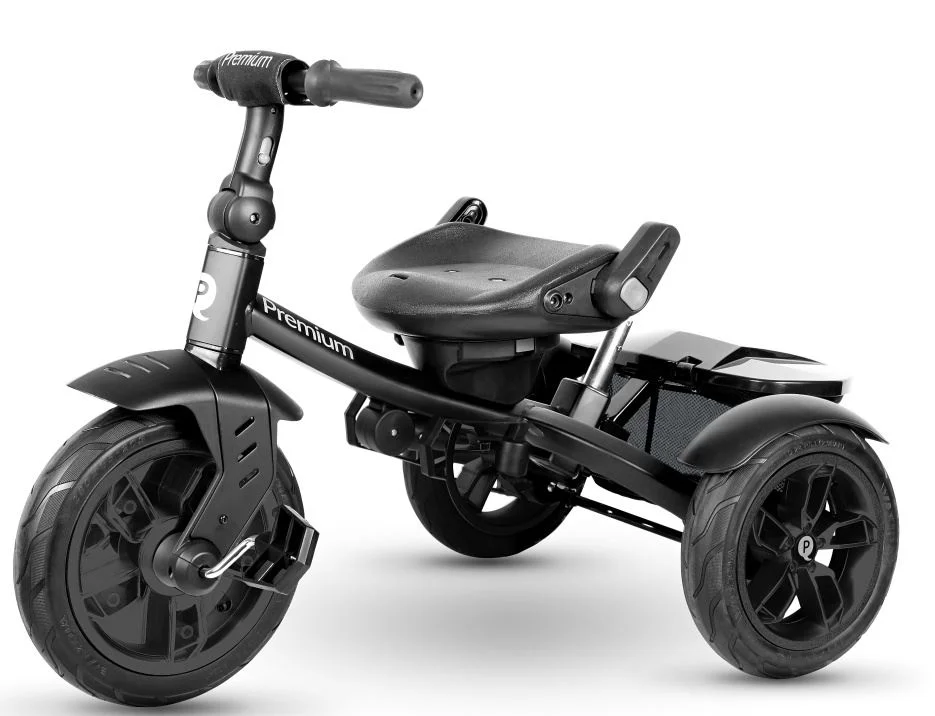 Bicicleta pentru copii Qplay Premium, Negru