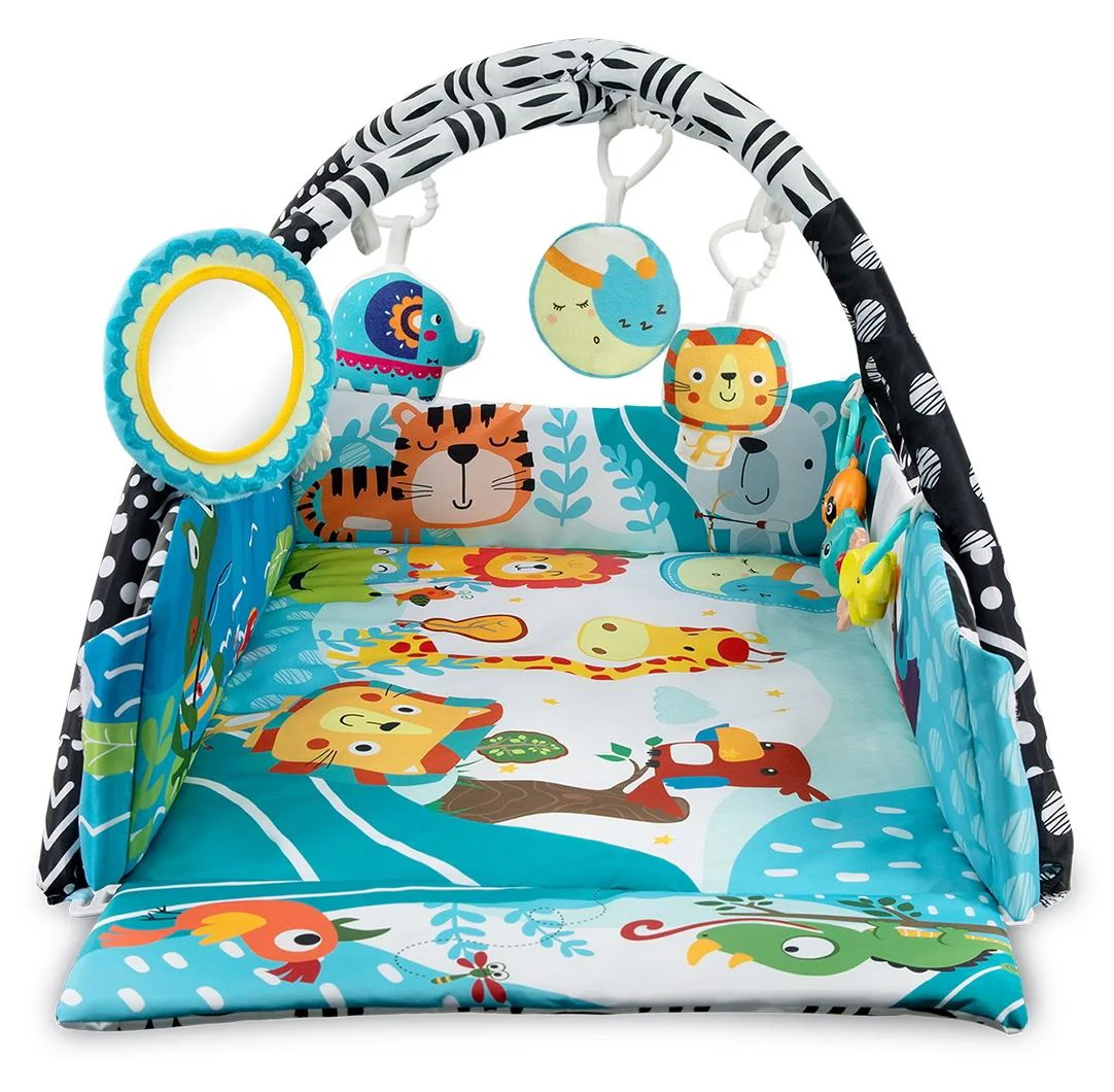Covoras pentru joaca Lionelo Anika Plus Multicolor