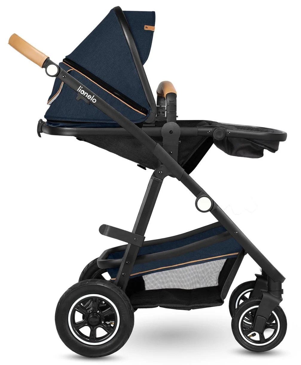 Carucior 2 in 1 Lionelo Amber  Albastru foto