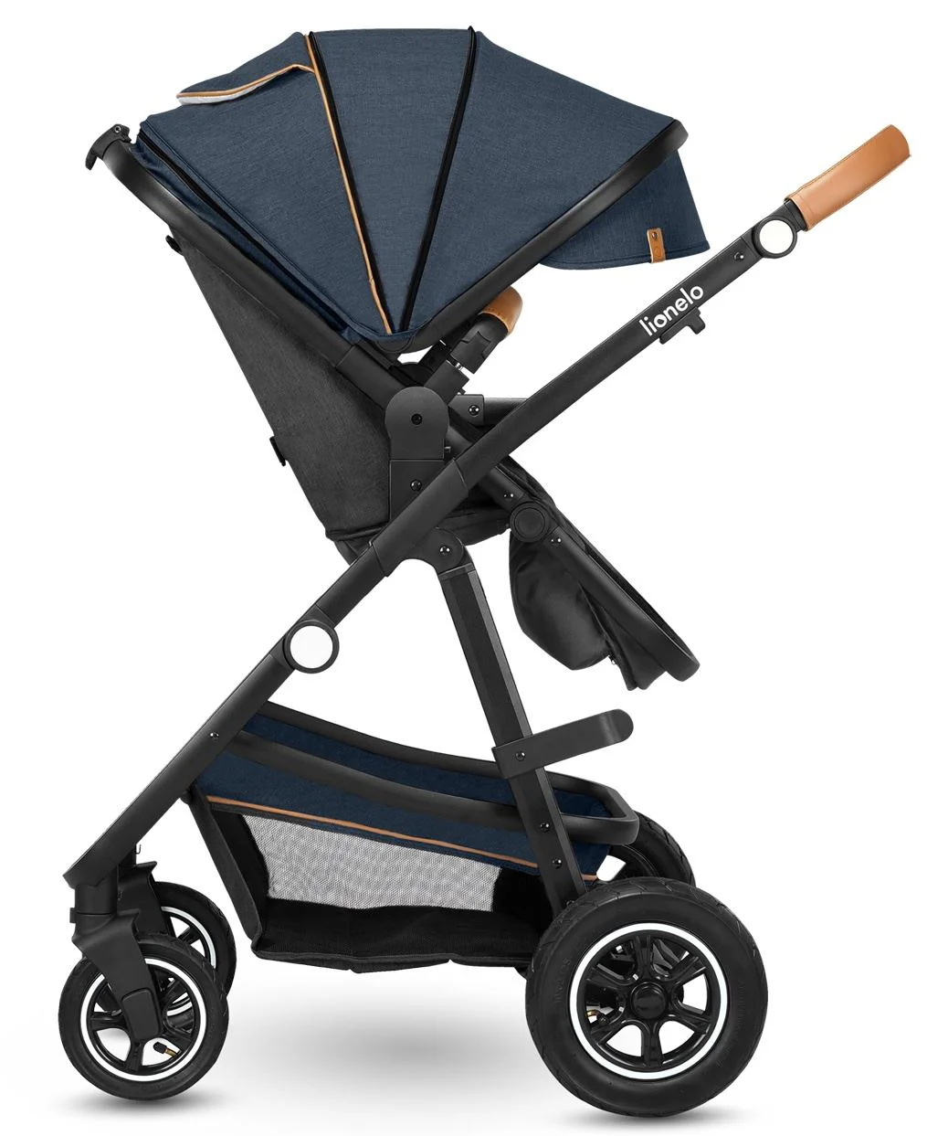 Carucior 2 in 1 Lionelo Amber  Albastru foto