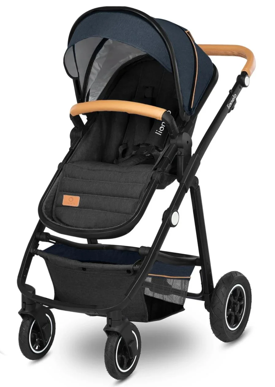 Carucior 2 in 1 Lionelo Amber  Albastru foto