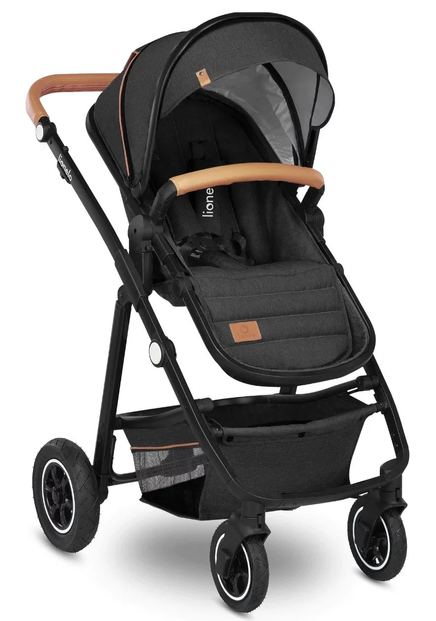 Carucior 2 in 1 Lionelo Amber Gri foto