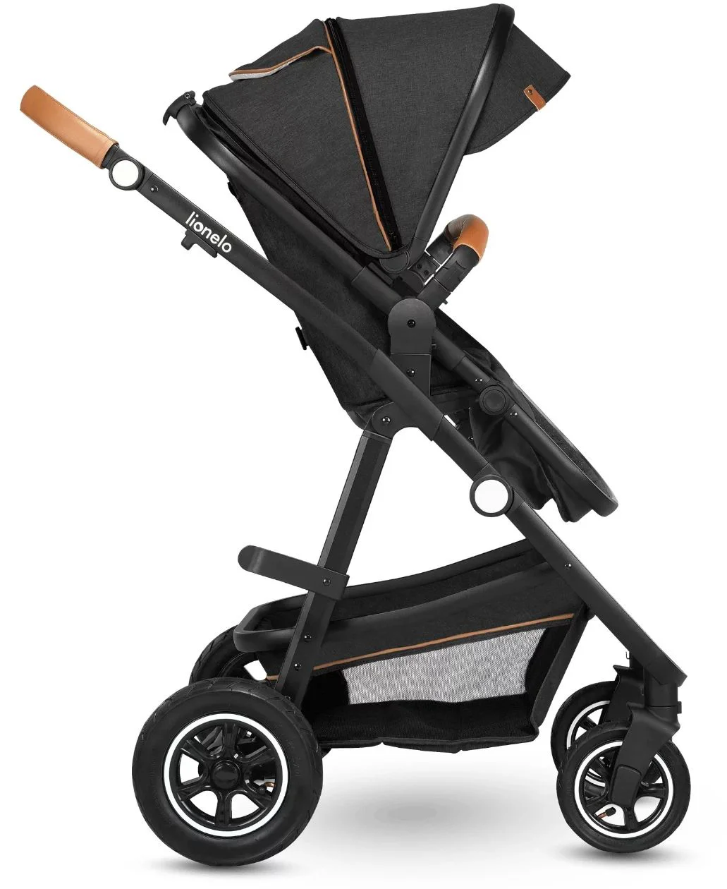 Carucior 2 in 1 Lionelo Amber Gri foto