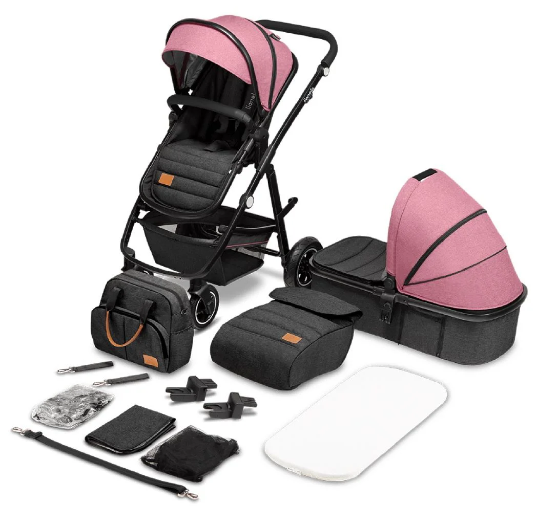 Carucior 2 in 1 Lionelo Amber Roz foto