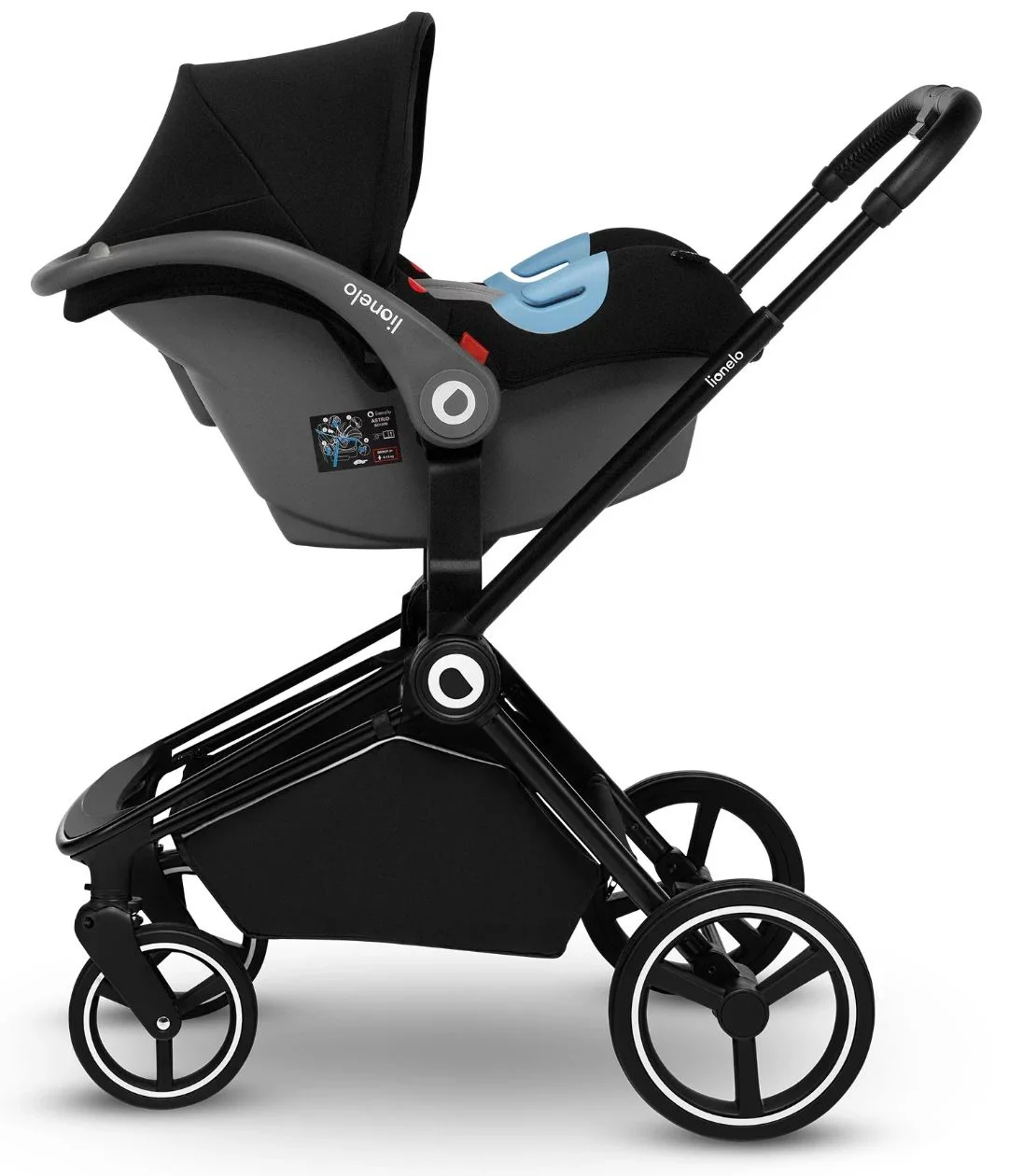 Carucior 3 in 1 Lionelo Mika Gri foto