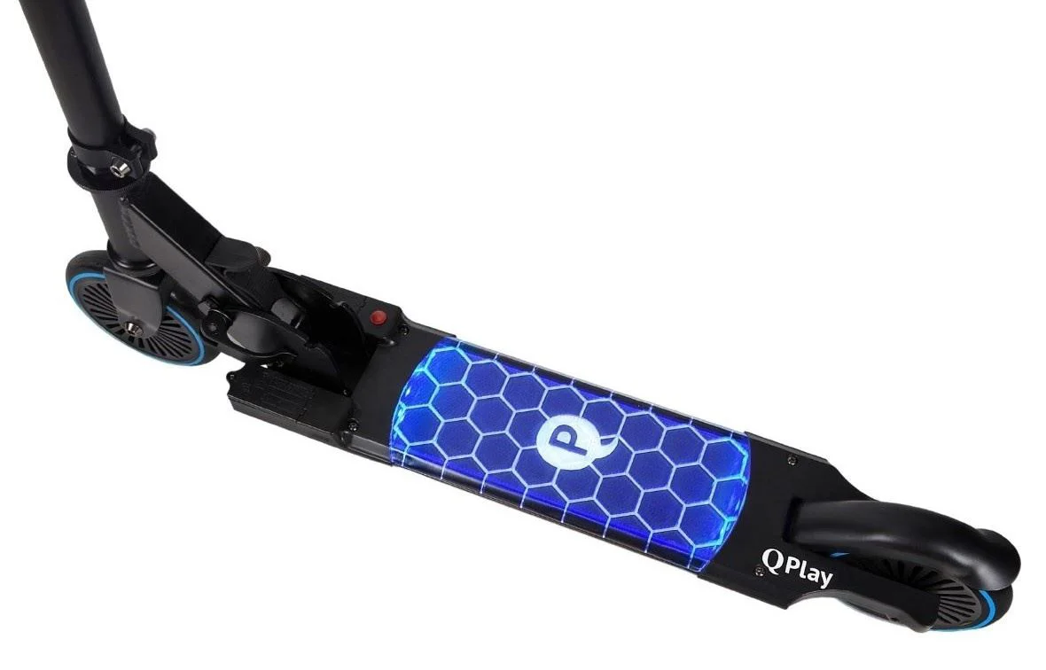 Trotineta Qplay Honeycomb, Albastru foto