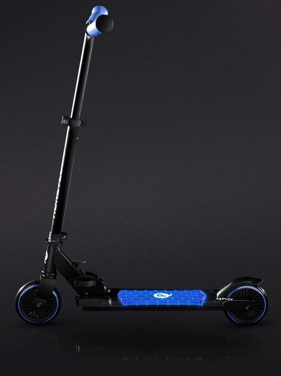 Trotineta Qplay Honeycomb, Albastru foto