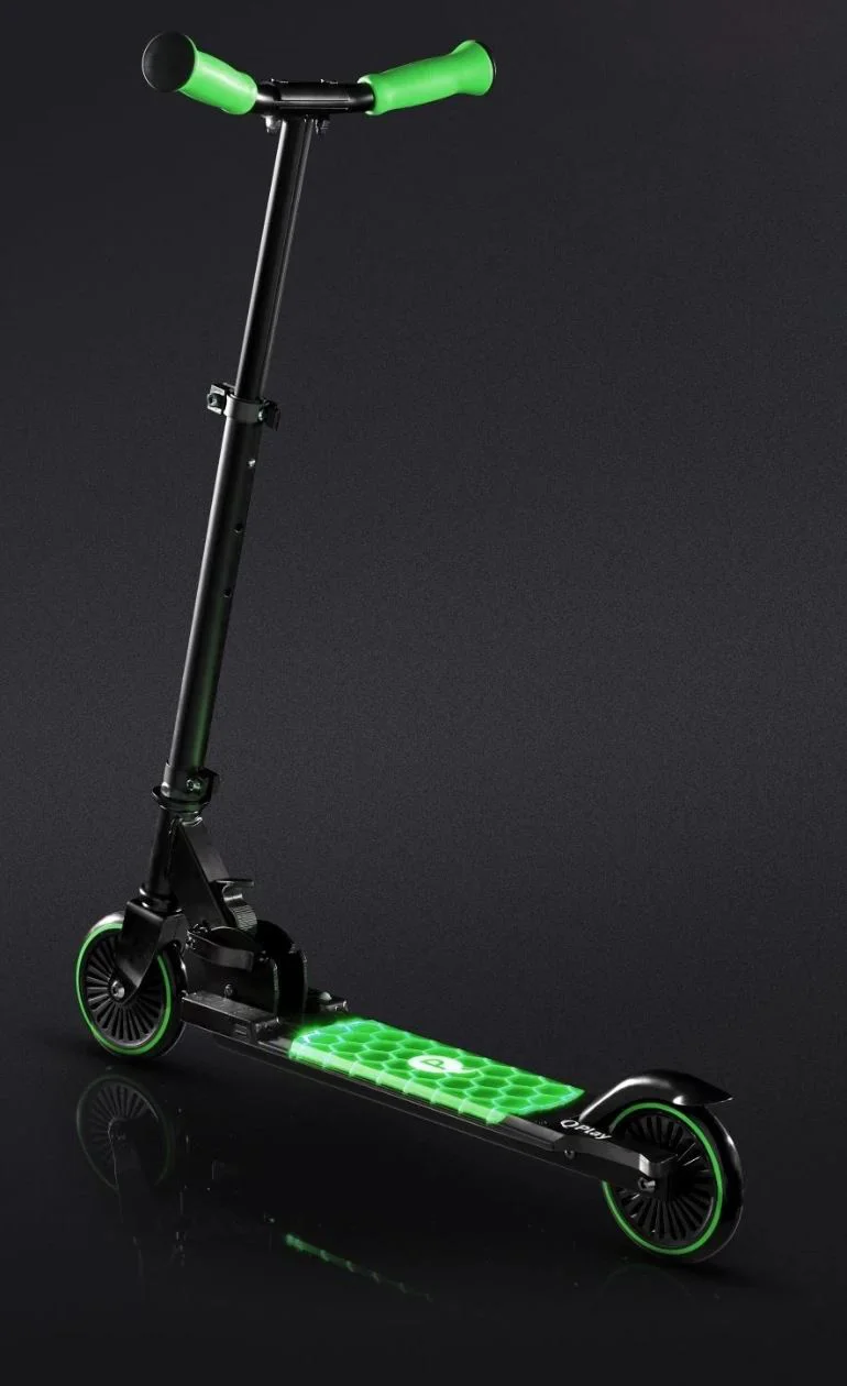 Trotineta Qplay Honeycomb, Verde foto