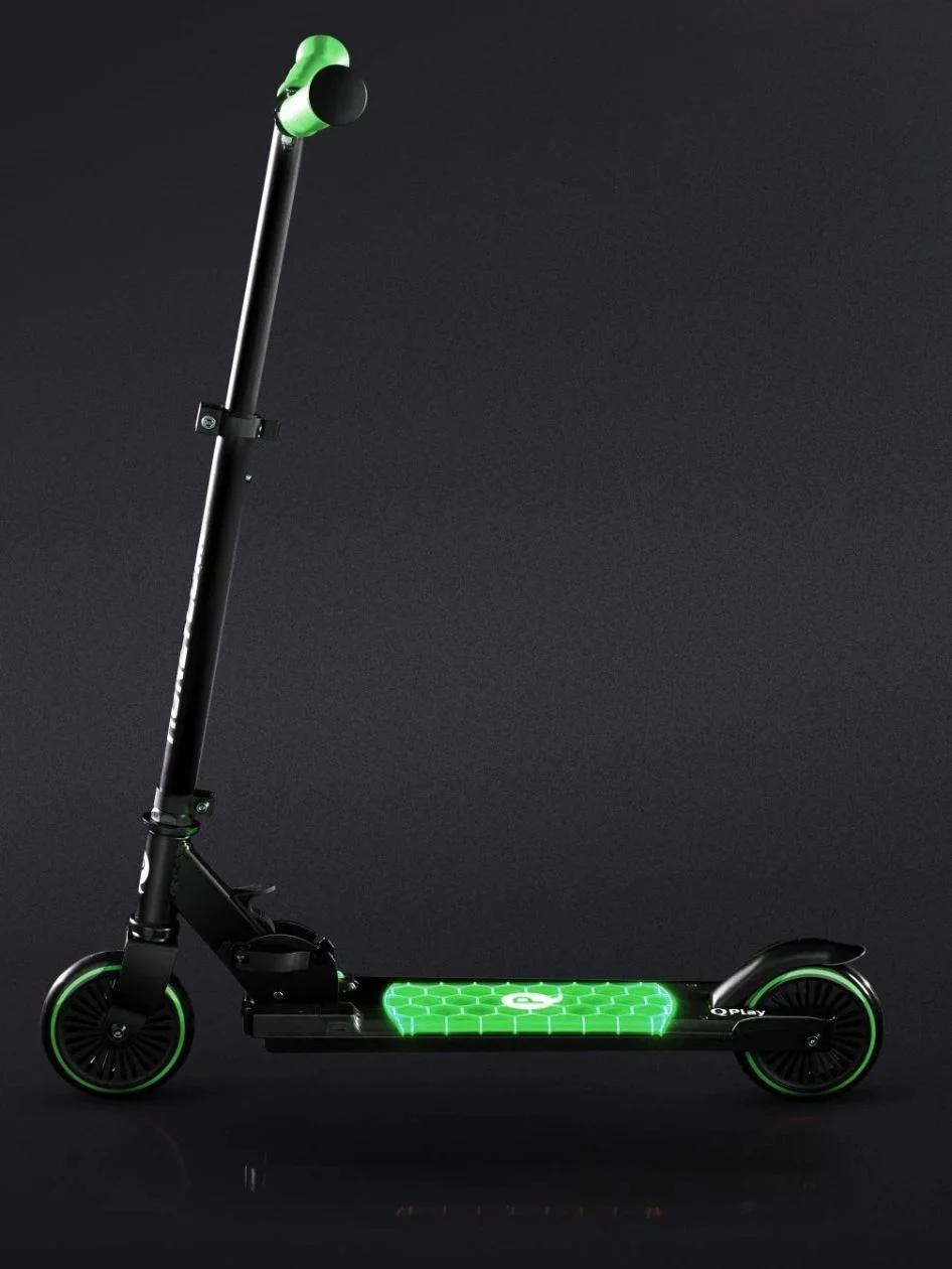 Trotineta Qplay Honeycomb, Verde foto