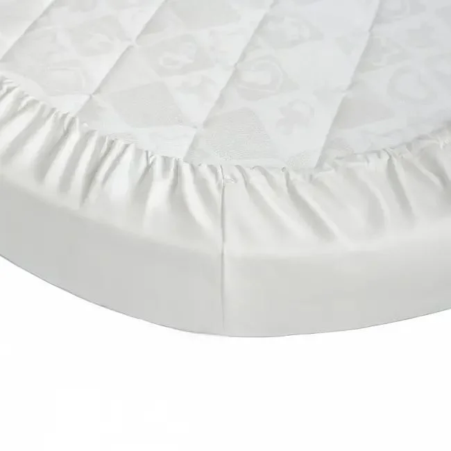 Cearsaf Perina din satin, 125 x 75 cm, oval