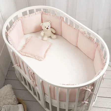 Боковая защита для кроватки Perina Lovely Dream, Розовый foto