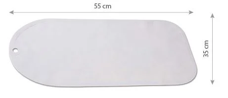 Covoras antiderapant pentru baie BabyOno 55 x 35 cm, Gri