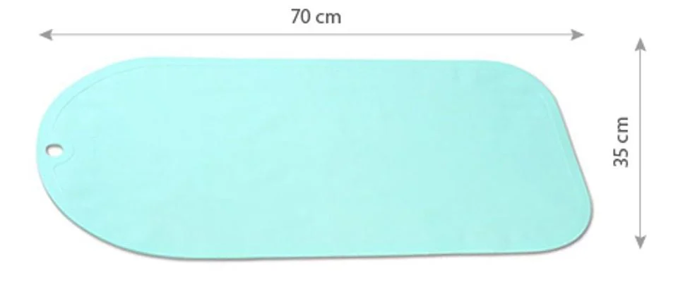 Covoras din silicon pentru baie BabyOno 70 x 35 cm, Verde