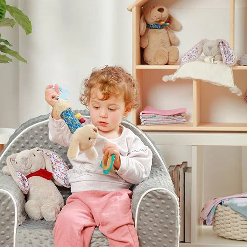 Плюшевая игрушка с кольцом зубов BabyOno Щенок Вилли