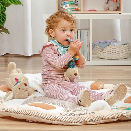 Плюшевая игрушка с кольцом зубов BabyOno Щенок Вилли