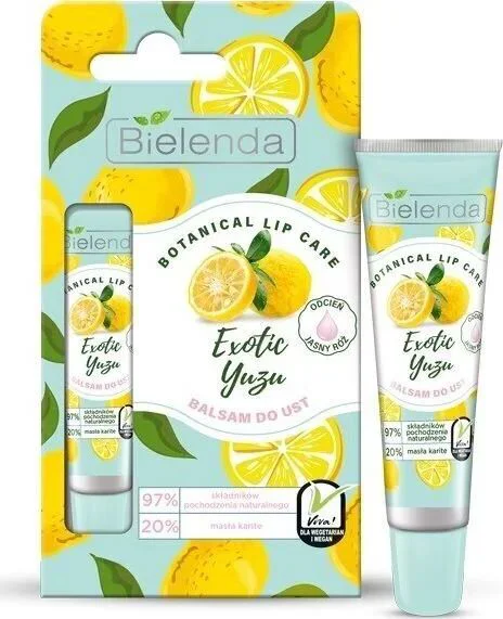 Balsam de buze Bielenda Botanical Exotic Yuzu, 10 g