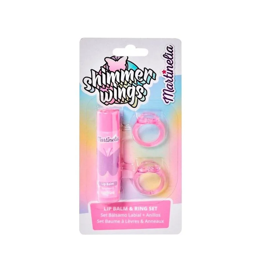 Set balsam de buze si inel Martinelia Shimmer Wings foto