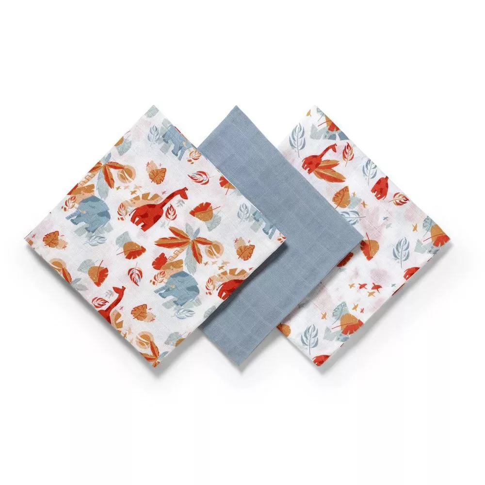 Пелёнки из муслина BabyOno Жирафа, 3 шт.