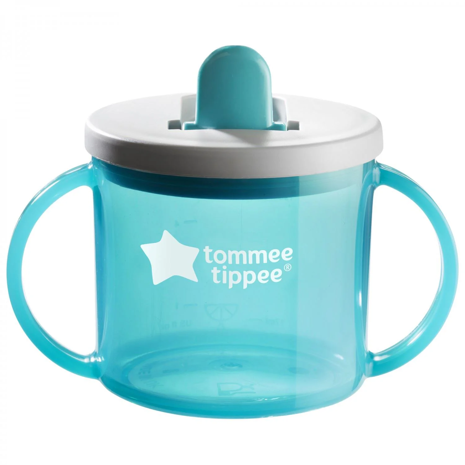 Cana gradata Tommee Tippee Basics First Cup Albastru