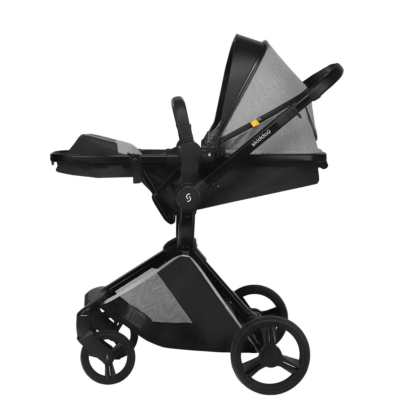 Коляска 2 в 1 Transformer Skiddou Nasjo Серый