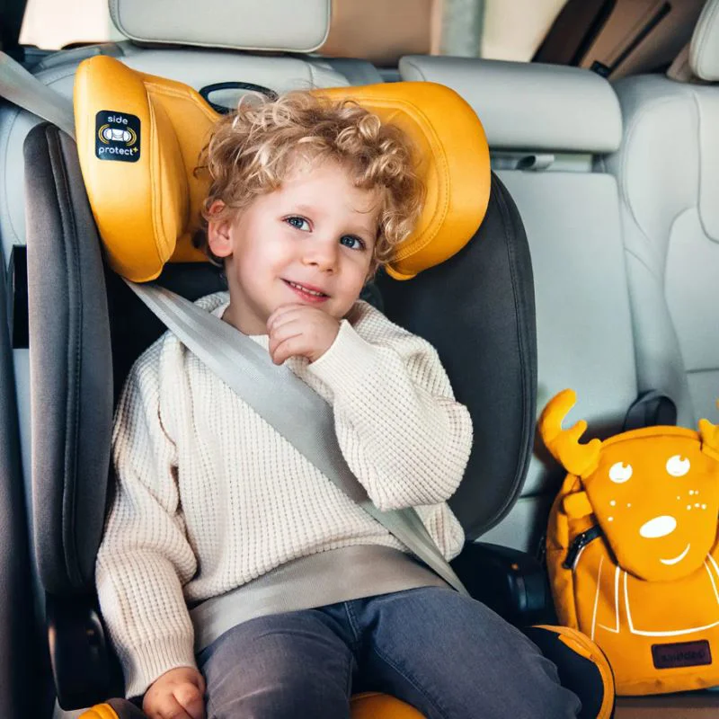 Scaun auto Skiddou Taby Galben foto