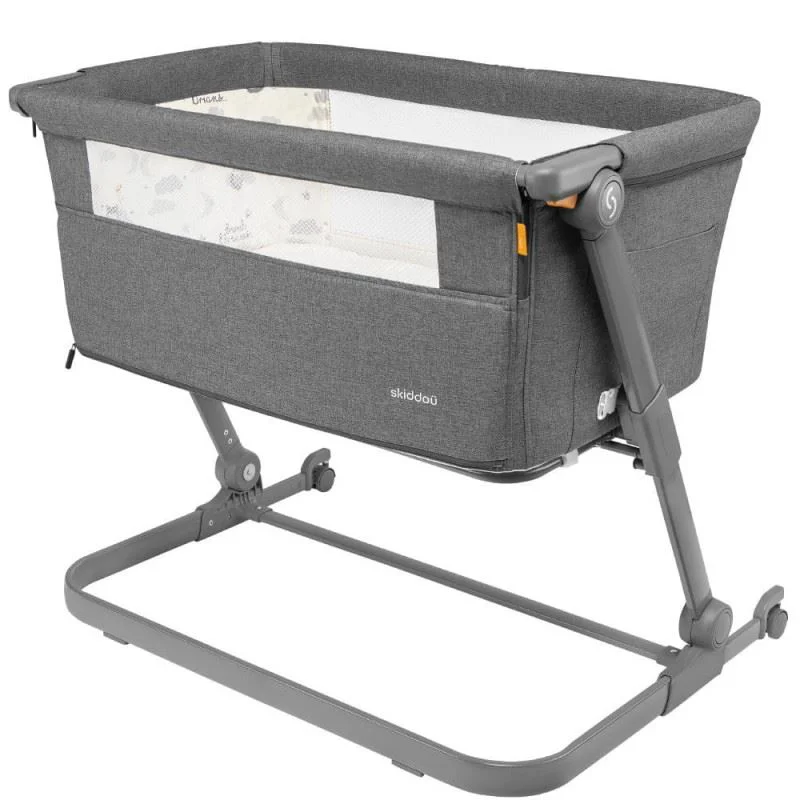 Кроватка co-sleeper Skiddou Natt evening shadow Темно-серый
