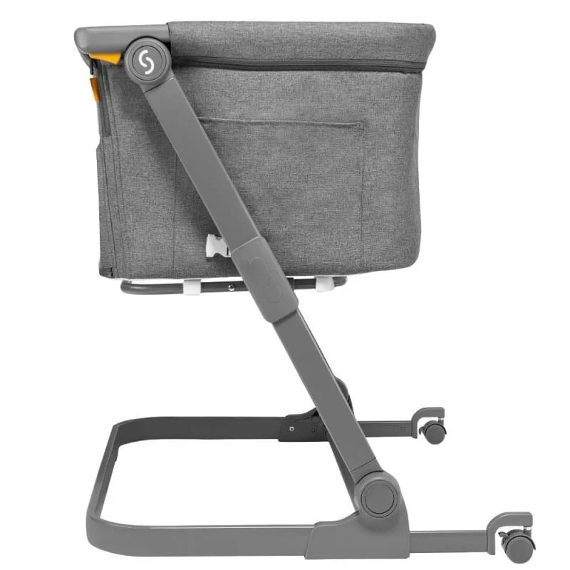 Кроватка co-sleeper Skiddou Natt evening shadow Темно-серый