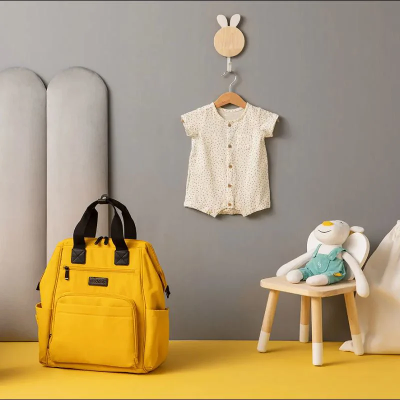 Rucsac pentru mame Skiddou Astrid Galben