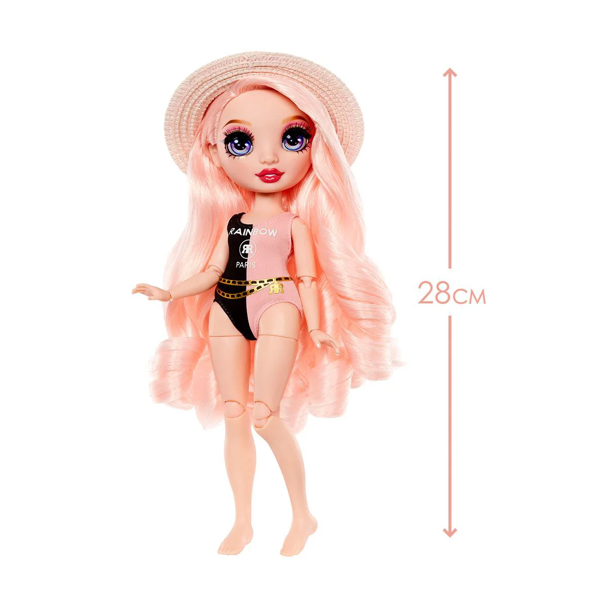 Papusa Rainbow High Pacific Coast Bella Parker, 28 cm (cu accesorii)