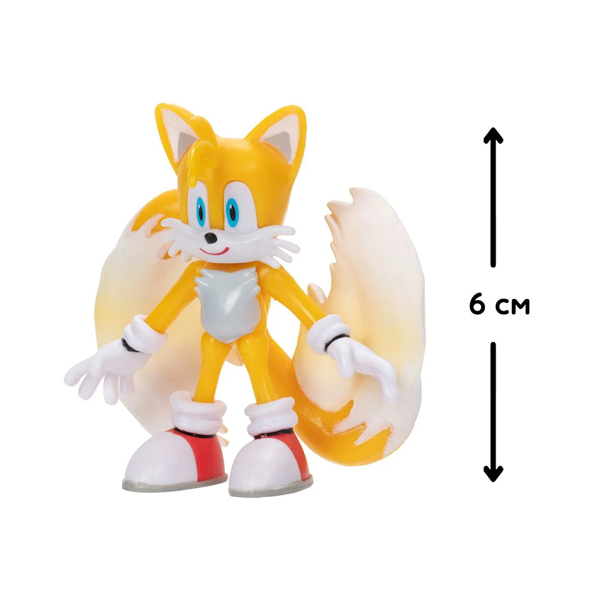 Игровая фигурка с артикуляцией Sonic the Hedgehog Тэйлз, 6 см