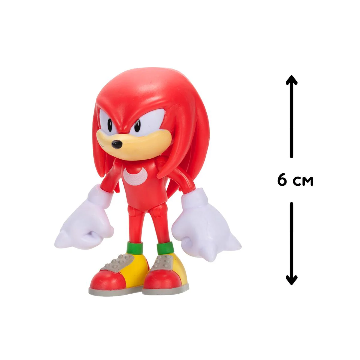 Figurina cu articulatii Sonic the Hedgehog Knuckles, 6 cm
