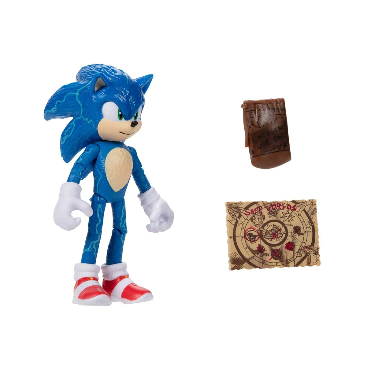 Figurina cu articulatii Sonic the Hedgehog Sonic 2 W2, 10 cm