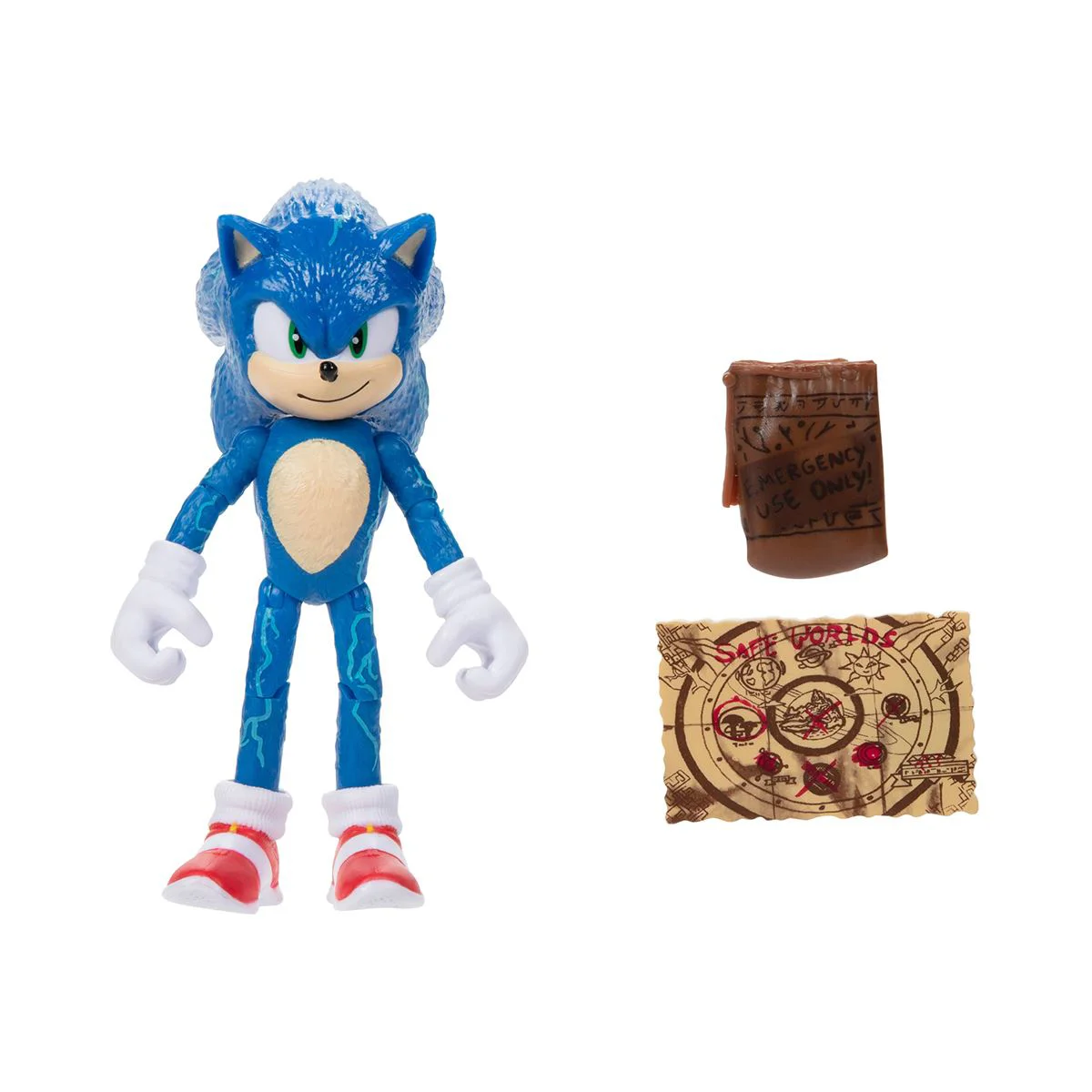 Figurina cu articulatii Sonic the Hedgehog Sonic 2 W2, 10 cm