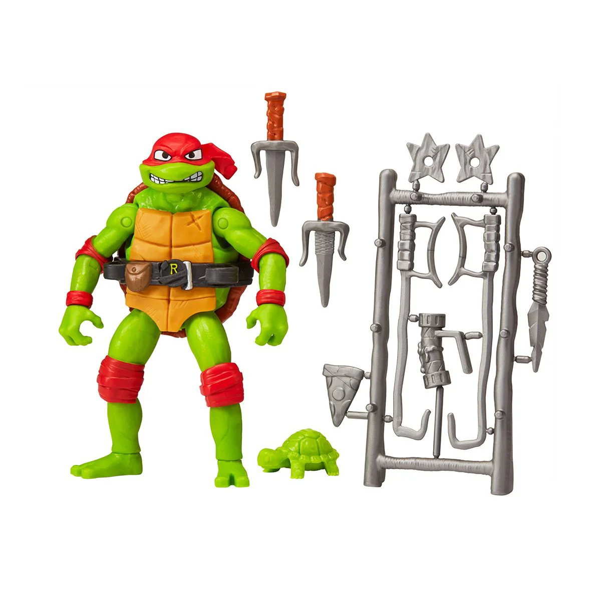 Figurina cu articulatii TMNT Testoasele Ninja Raphael, 12 cm